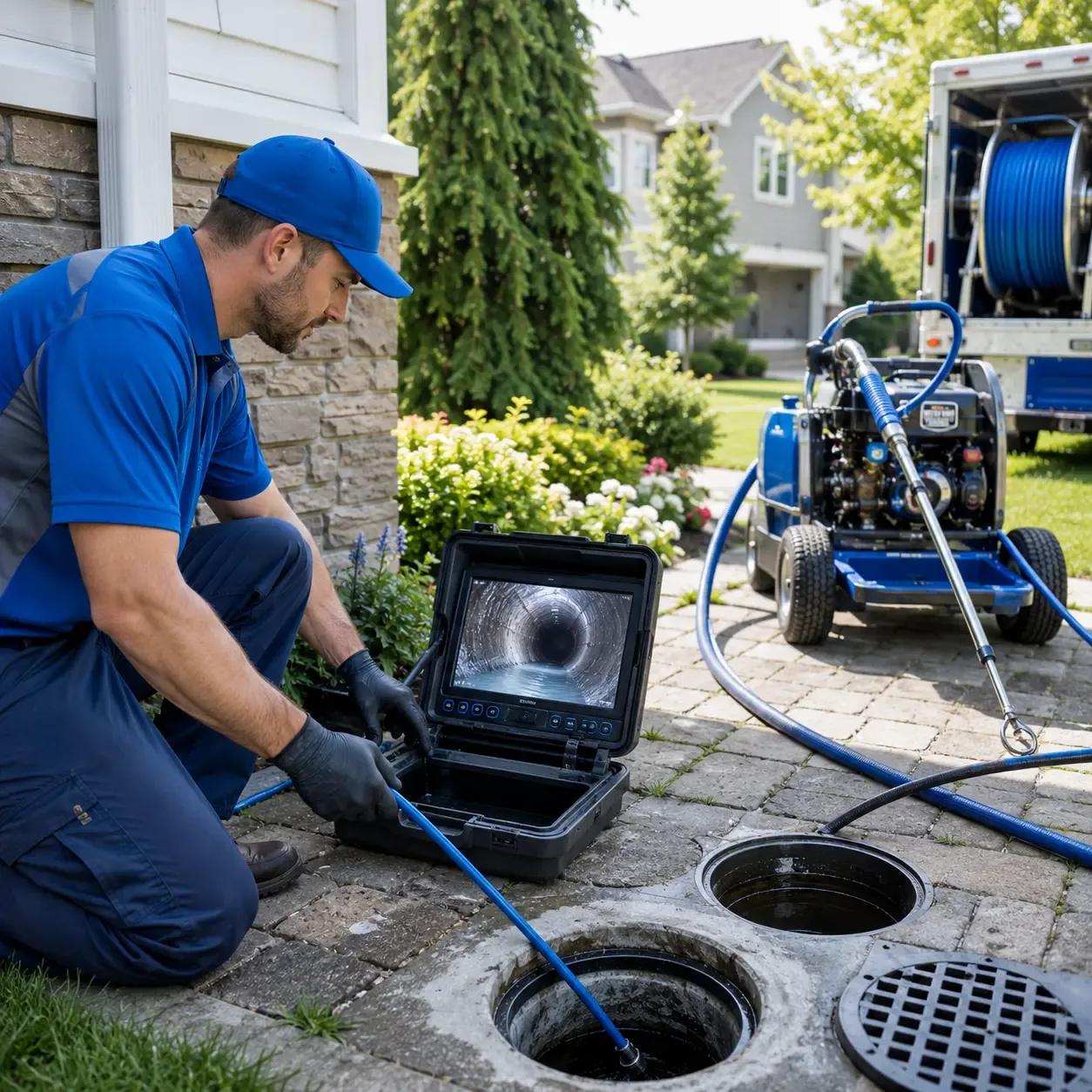 Outdoor drain cleaning professionals serving Woodbury, NJ