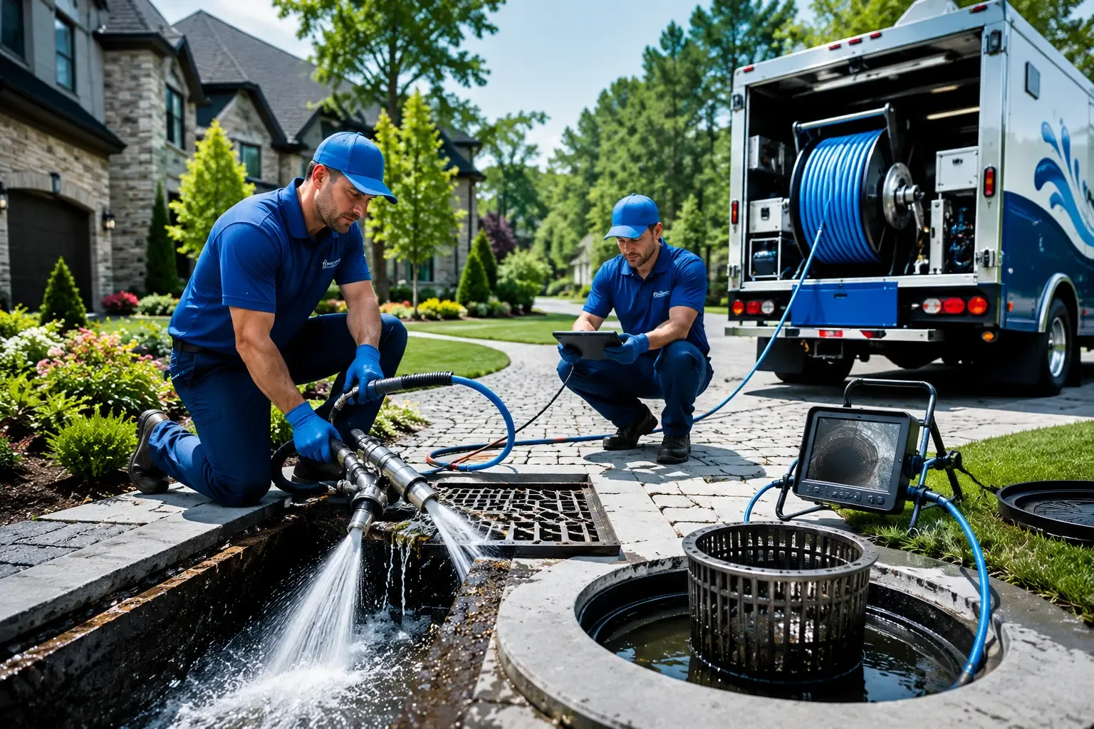 Local outdoor drain cleaning professionals in Woodbury, NJ